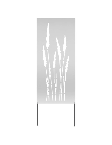 Schermo per privacy in giardino Floreale Argento 50 x 140 cm