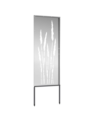 Schermo per privacy in giardino Floreale Argento 50 x 140 cm