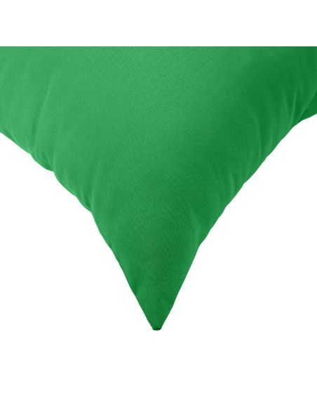Federa 6 pcs HEERLEN Verde 40 x 40 cm Poliestere