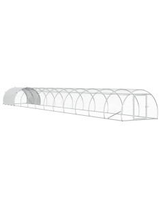 Pollaio Argento 1200 x 150 x 100 cm Acciaio zincato