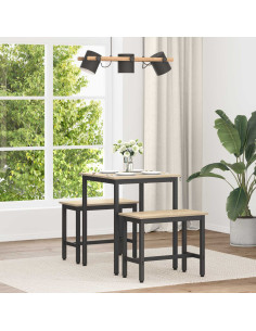 Tavoli da pranzo 60 x 60 x 75 cm METALLO Quadrato