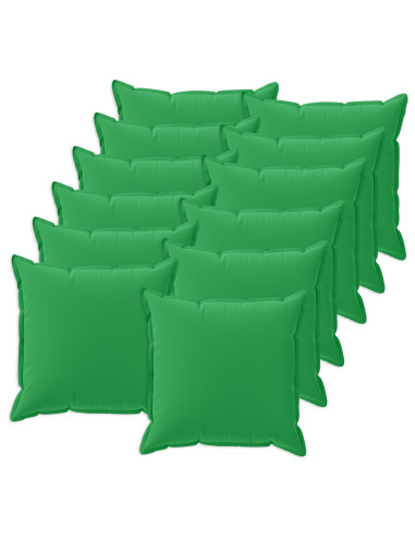 Federa 12 pz HOUTEN Verde 50 x 50 cm Poliestere