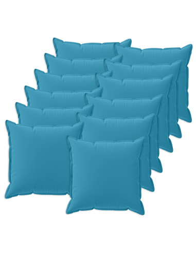Federa 12 pz HOUTEN Azzurro 50 x 50 cm Poliestere