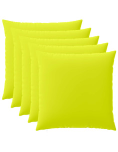 Federa 6 pcs HEERLEN Verde brillante. 60 x 60 cm Poliestere