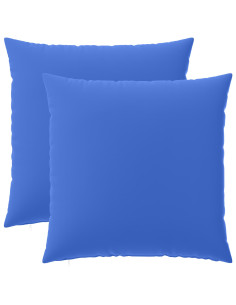 Federa 2 pcs HEERLEN Blu Reale 60 x 60 cm Poliestere