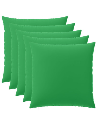 Federa 6 pcs HEERLEN Verde 60 x 60 cm Poliestere