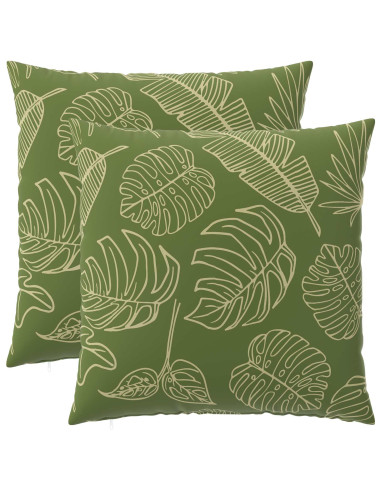 Federa 2 pcs HEERLEN Design a foglia 60 x 60 cm Poliestere