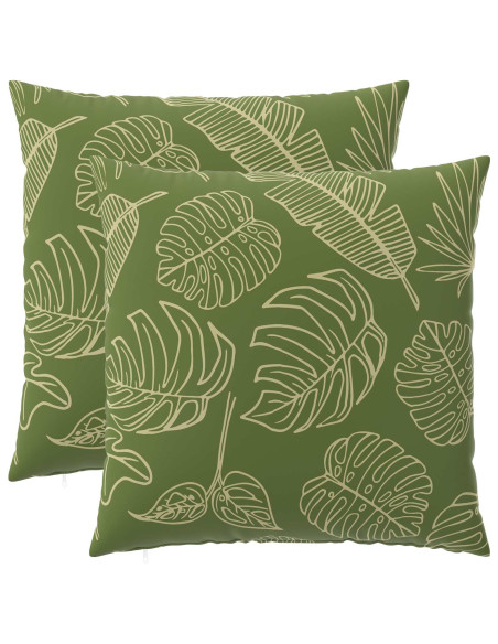 Federa 2 pcs HEERLEN Design a foglia 60 x 60 cm Poliestere