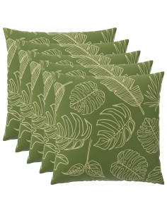 Federa 6 pcs HEERLEN Design a foglia 60 x 60 cm Poliestere