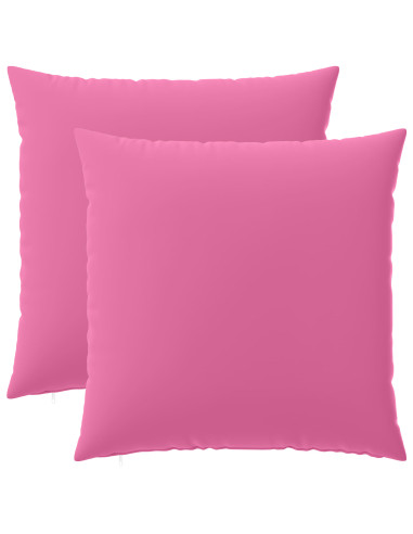 Federa 2 pcs HEERLEN Rosa 60 x 60 cm Poliestere