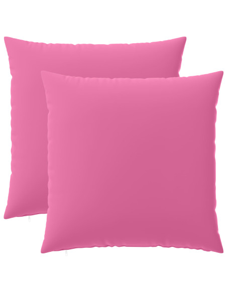 Federa 2 pcs HEERLEN Rosa 60 x 60 cm Poliestere