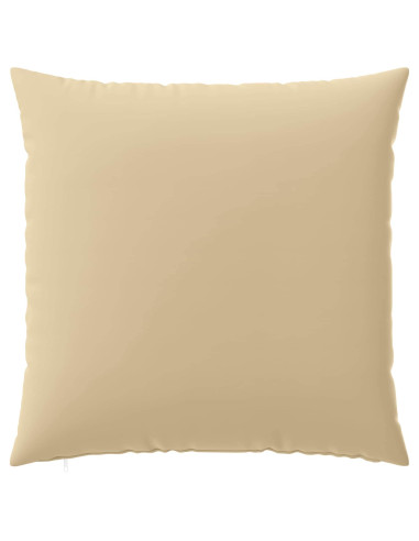 Federa 6 pcs HEERLEN Beige 60 x 60 cm Poliestere