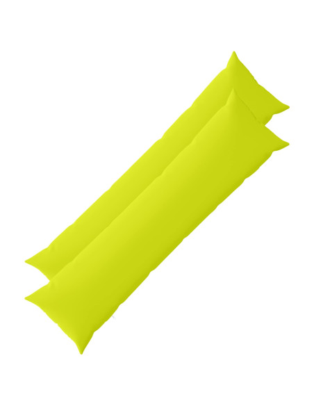 Federa 2 pcs HEERLEN Verde brillante. 40 x 145 cm Poliestere