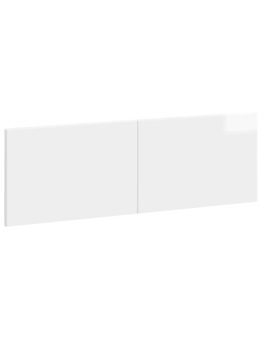 Testiera da Muro BREDA Bianco Lucido Legno ingegnerizzato