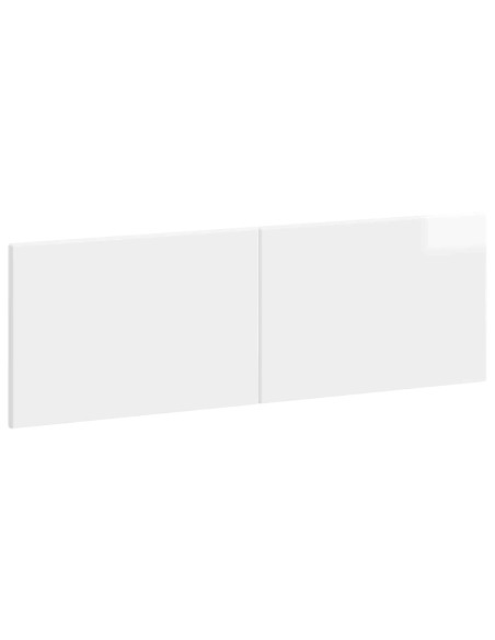Testiera da Muro BREDA Bianco Lucido Legno ingegnerizzato