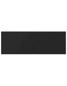 Testiera da Muro BREDA Nero Legno ingegnerizzato 2