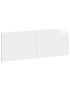 Testiera da Muro BREDA Bianco Lucido Legno ingegnerizzato