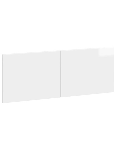 Testiera da Muro BREDA Bianco Lucido Legno ingegnerizzato
