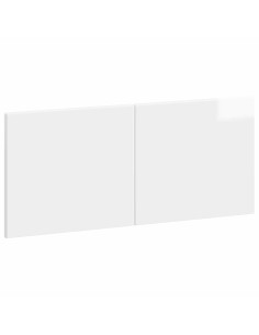 Testiera da Muro BREDA Bianco Lucido Legno ingegnerizzato