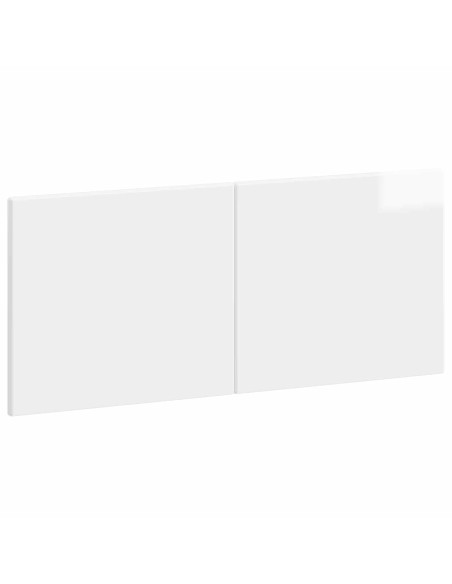 Testiera da Muro BREDA Bianco Lucido Legno ingegnerizzato