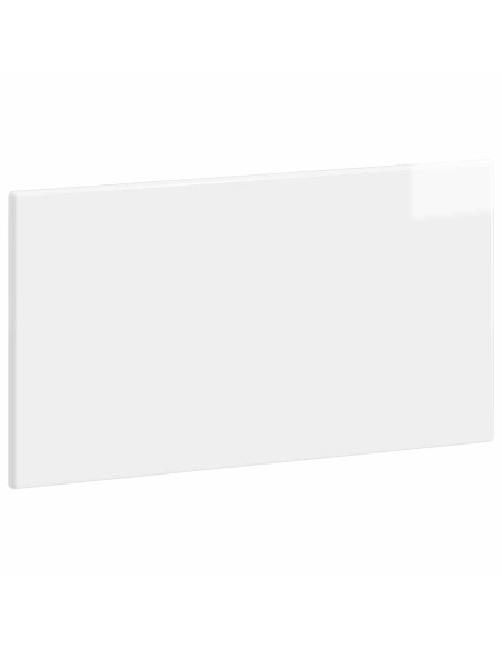 Testiera da Muro BREDA Bianco Lucido Legno ingegnerizzato