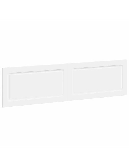 Testiera da Muro UTRECHT Bianco Legno ingegnerizzato