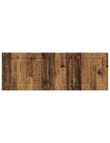 Testiera da Muro UTRECHT Legno antico Legno ingegnerizzato