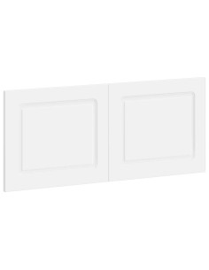 Testiera da Muro UTRECHT Bianco Legno ingegnerizzato