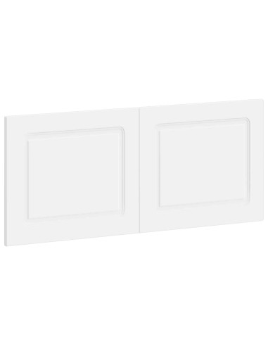 Testiera da Muro UTRECHT Bianco Legno ingegnerizzato