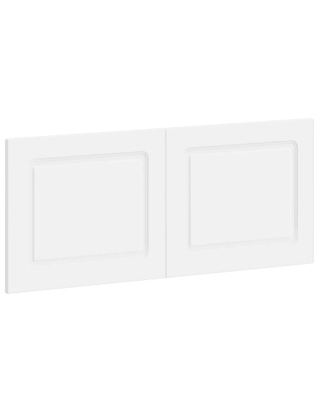 Testiera da Muro UTRECHT Bianco Legno ingegnerizzato