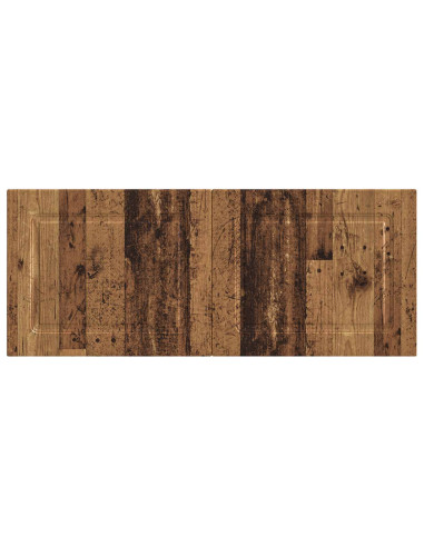 Testiera da Muro UTRECHT Legno antico Legno ingegnerizzato