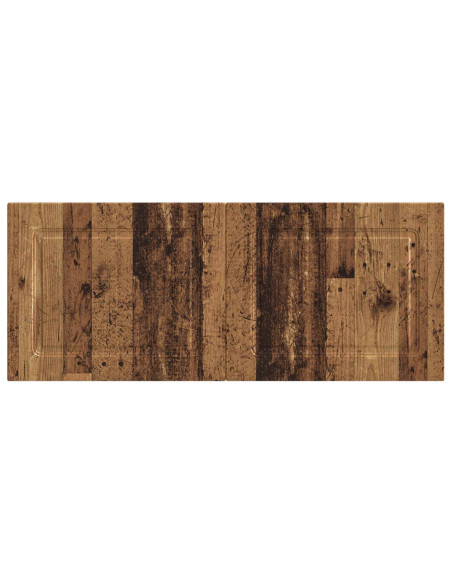 Testiera da Muro UTRECHT Legno antico Legno ingegnerizzato