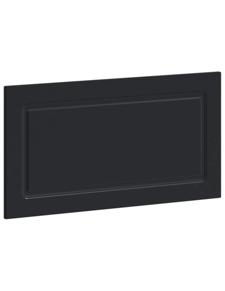 Testiera da Muro UTRECHT Nero Legno ingegnerizzato