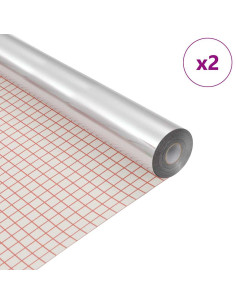 Film Specchio Autoadesivo 60 x 150 cm 2 pz Argento PET 2