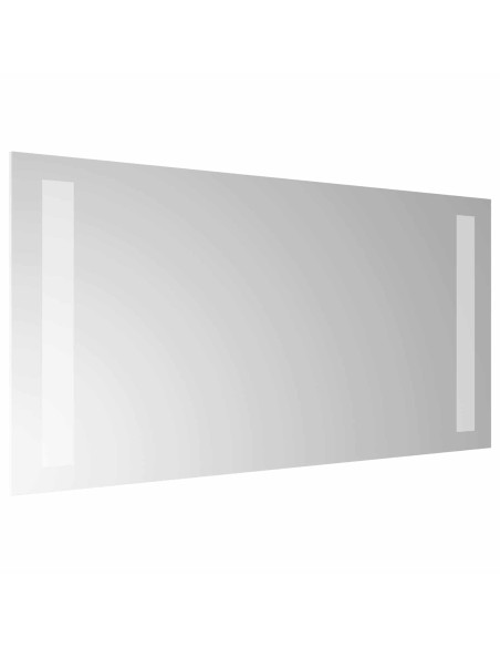 Specchio da bagno LED Trasparente 40 x 20 cm vetro temperato