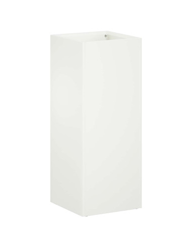 Vaso da giardino Bianco 20 x 20 x 50 cm