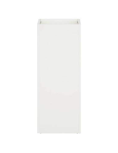 Vaso da giardino Bianco 20 x 20 x 50 cm