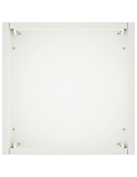 Vaso da giardino Bianco 20 x 20 x 50 cm