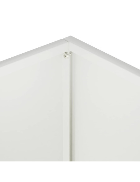 Vaso da giardino Bianco 20 x 20 x 50 cm