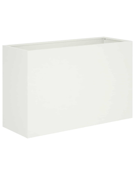 Vaso da giardino Bianco 80 x 30 x 50 cm