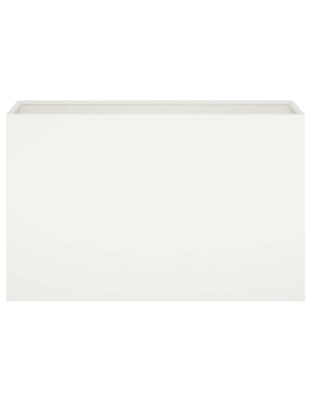 Vaso da giardino Bianco 80 x 30 x 40 cm