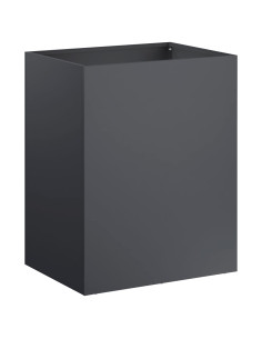 Vaso da giardino Antracite 40 x 30 x 50 cm 2