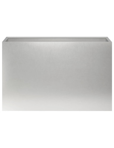Vaso da giardino Argento 80 x 30 x 50 cm Acciaio Inox