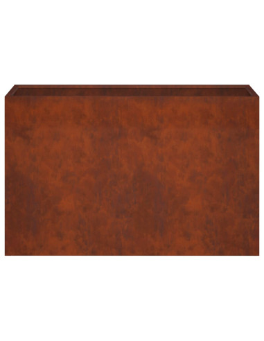 Vaso da giardino Ruggine 80 x 40 x 50 cm Acciaio Corten