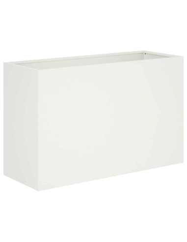 Vaso da giardino Bianco 80 x 40 x 50 cm