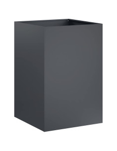 Vaso da giardino Antracite 50 x 50 x 75 cm 2