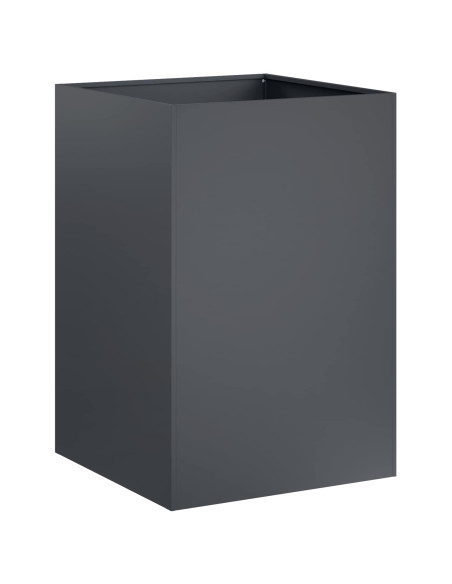 Vaso da giardino Antracite 50 x 50 x 75 cm