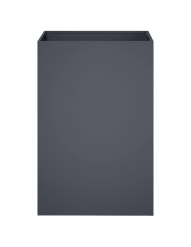 Vaso da giardino Antracite 50 x 50 x 75 cm