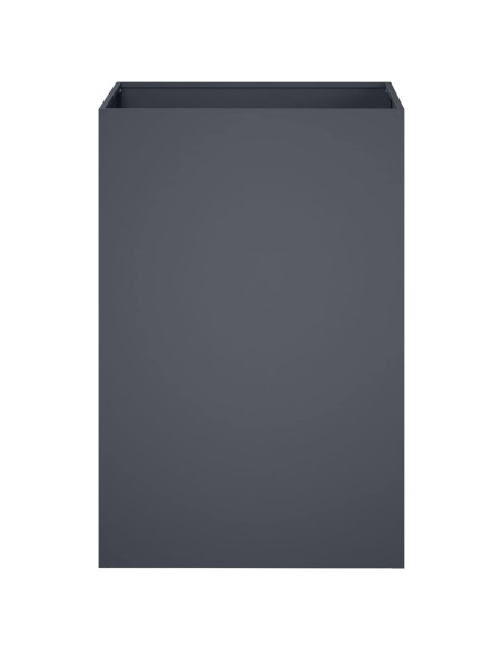 Vaso da giardino Antracite 50 x 50 x 75 cm