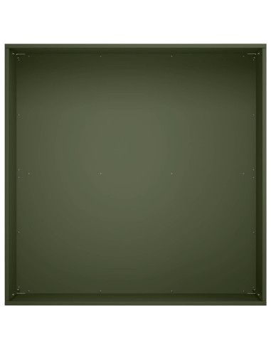 Vaso da giardino Verde Oliva 60 x 60 x 30 cm